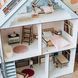 Деревянный кукольный домик Sea Villa с мебелью в комплектации ПРЕМИУМ