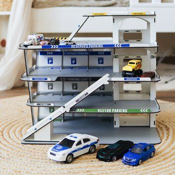 Дерев&rsquo;яна парковка &ldquo;City Parking Center&rdquo; &mdash; ціле місто в дитячій кімнаті!