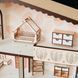 Domek dla lalek Barbie Garden Residence - 3 piętra z jasnymi meblami